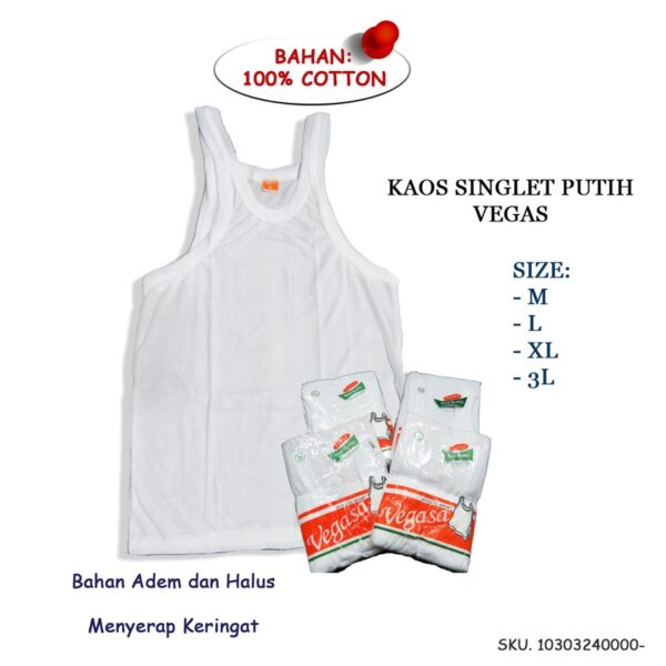 FEMA Official Shop Ecer 1pcs Singlet Pria - Image 2