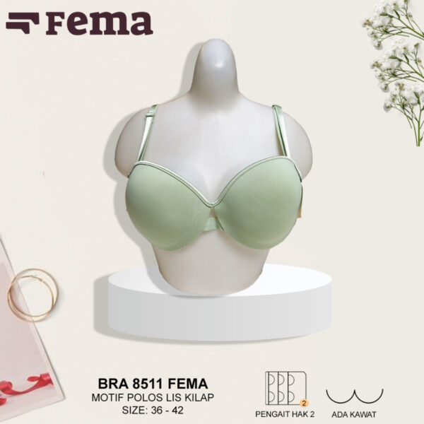 FEMA Official Shop Ecer 1 Pcs BH Pesta Bra 8511 Polos Half Cup - Image 4