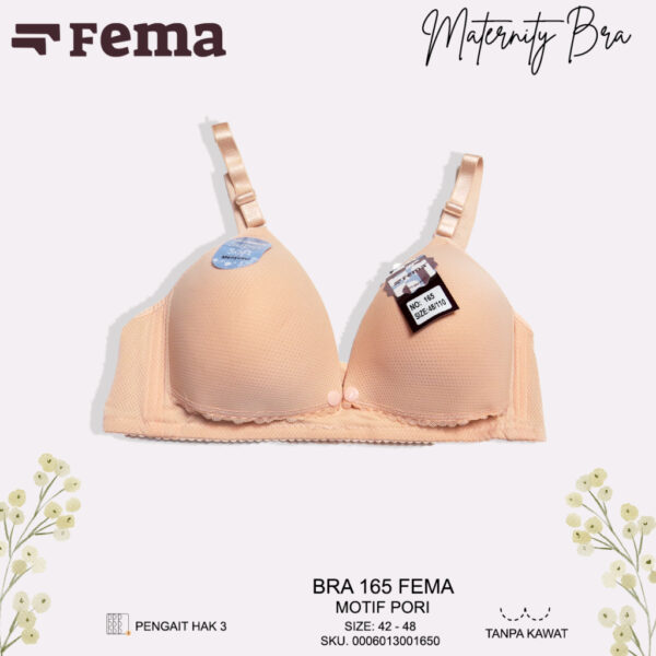 FEMA Official Shop Ecer 1 pcs Bh Maternity Nursing Bra Menyusui Netek 165 Pori Jumbo Big Size - Image 2