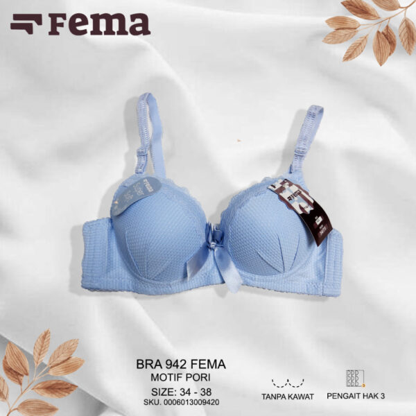 FEMA Official Shop GROSIR SETENGAH LUSIN ISI 6 pcs Bh Bra 942 Super Lembut Import - Image 3