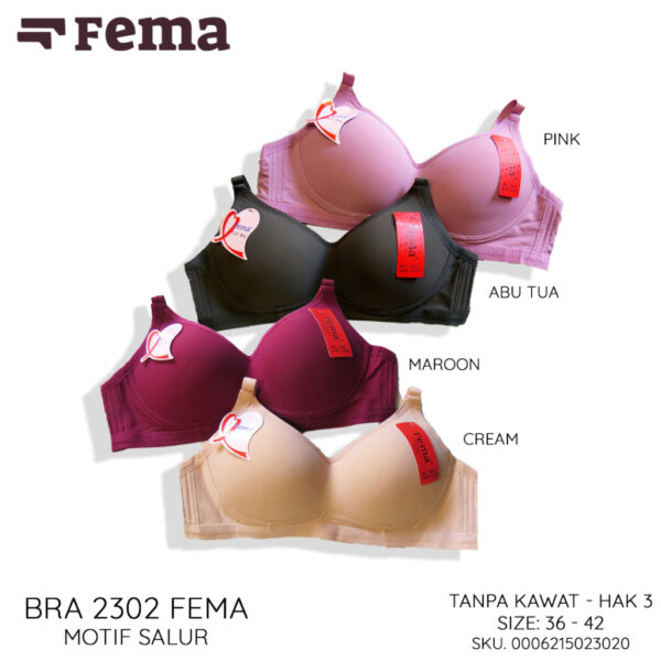 FEMA Official Shop Ecer 1 Pcs BH Bra 2302 Salur - Image 2