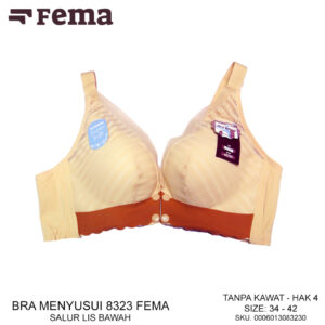 FEMA Official Shop Ecer 1 Pcs BH Bra 8323 Netek Menyusui Maternity Seamless Full Cup