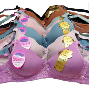 FEMA Official Shop Ecer 1 pcs Bh Bra  593 Pecah Telur Brokat Tanpa Kawat