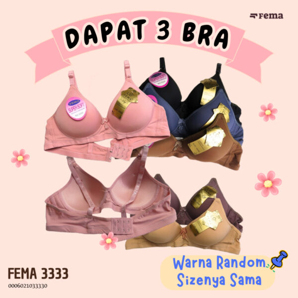 Fema Official Obral Bundle Bra BH isi 3 pcs MIX BEST SELLER - Image 3