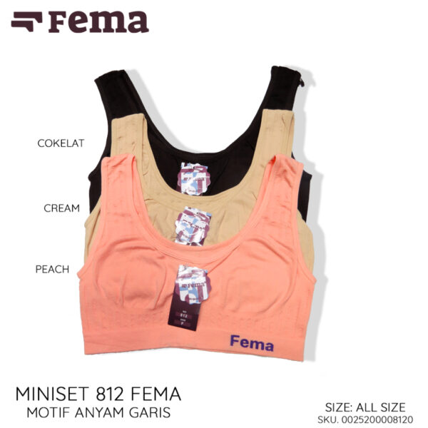 FEMA Official Shop GROSIR 1 LUSIN Miniset 812/813/816/818/819/808/809 Motif Anyam Salur - Image 3