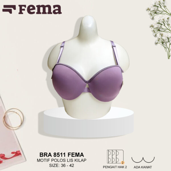 FEMA Official Shop Ecer 1 Pcs BH Pesta Bra 8511 Polos Half Cup - Image 3