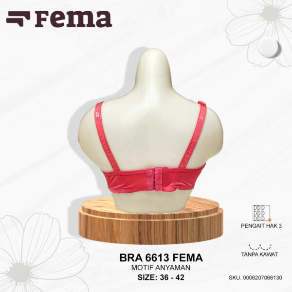 FEMA Official Shop Ecer 1 Pcs BH Bra 6613 Motif Anyaman - Image 3
