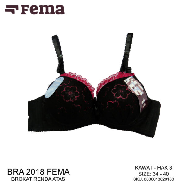FEMA Official Shop Ecer 1 pcs Bh Bra 2018 Renda Brokat Bunga - Image 4