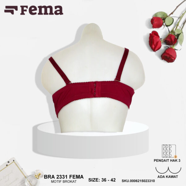 FEMA Official Shop Ecer 1 Pcs BH Bra 2331 Brokat Kawat - Image 3