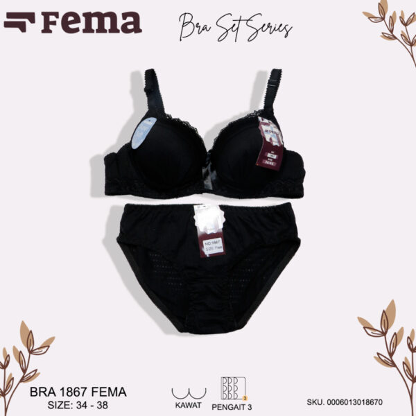 FEMA Official Shop Ecer 1 pcs Bh Bra 869/1866 Best Seller Import - Image 4