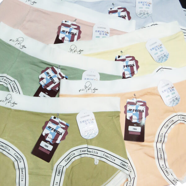 FEMA Official Shop Ecer 1 Pcs Celana Dalam Wanita 7806 Polos Sablon Cewek - Image 4