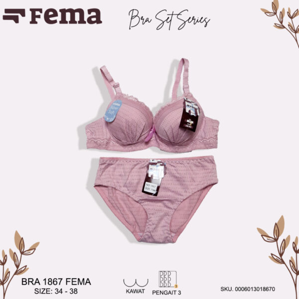FEMA Official Shop Ecer 1 pcs Bh Bra 869/1866 Best Seller Import - Image 5