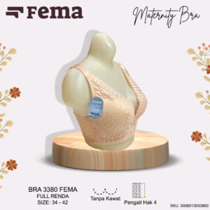 FEMA Official Shop Ecer 1 pcs Bh Maternity Bra Menyusui Netek 3380 Brokat Kancing Depan