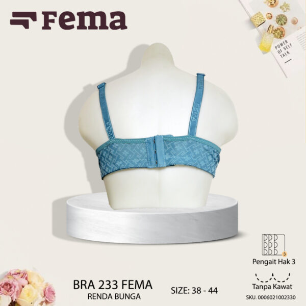 FEMA Official Shop Ecer 1 Pcs BH Bra 233 Renda Tanpa Kawat - Image 5