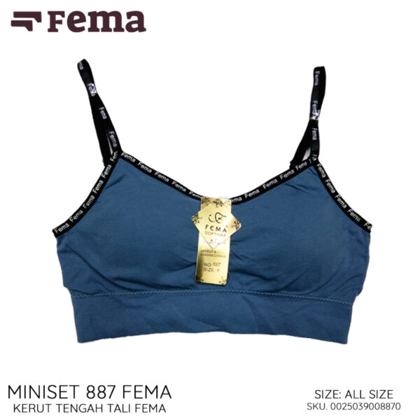 FEMA Official Shop Ecer 1 pcs Sport Bra 887 Tali Kecil Busa - Image 5