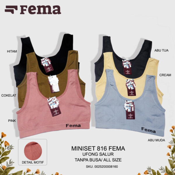 FEMA Official Shop Ecer 1 pcs Miniset 812/813 Motif Anyam Salur - Image 2