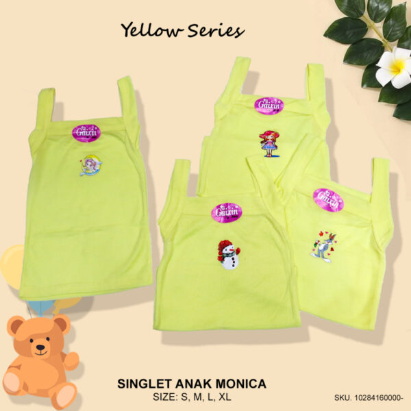 FEMA Official Shop ECER 1 Pcs Kaos Dalam Daleman Singlet Kutang Anak Warna Warni