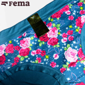 FEMA Official Shop Ecer 1 Pcs CD Celana Dalam Wanita Sablon Bunga Kupu-Kupu 5266/5268/5271