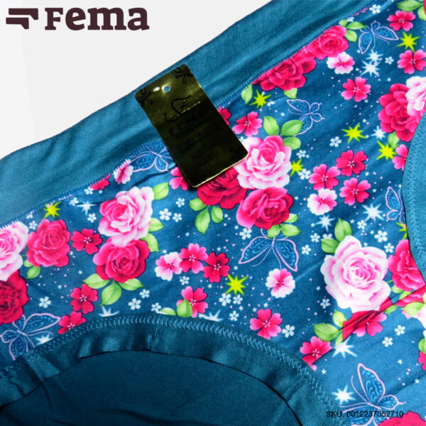 FEMA Official Shop Ecer 1 Pcs CD Celana Dalam Wanita Sablon Bunga Kupu-Kupu 5266/5268/5271