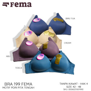 FEMA Official Shop Ecer 1 pcs Bh Bra 199 Polos Pori JUMBO BIG SIZE