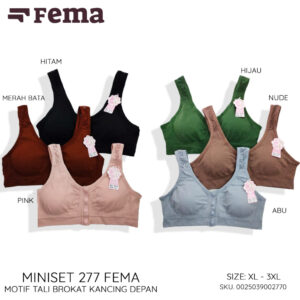 FEMA Official Shop Ecer 1 pcs Bra Bh Menyusui Netek 277 Kancing Depan Import