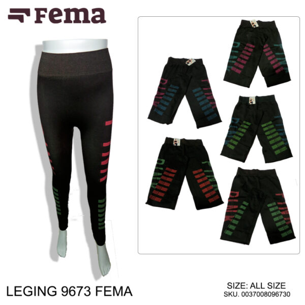 FEMA Official Shop Ecer 1 pcs Leging Olahraga Daily Activities Legging