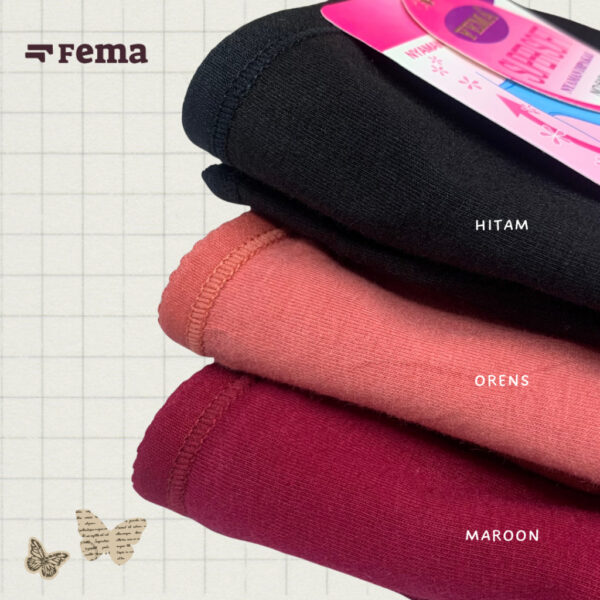 FEMA Official Shop Ecer 1 pcs Celana Dalam Wanita 618 Katun Halus Premium - Image 3
