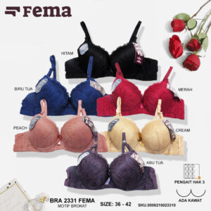 FEMA Official Shop Ecer 1 Pcs BH Bra 2331 Brokat Kawat