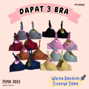 Fema Official Obral Bundle Bra BH isi 3 pcs MIX BEST SELLER