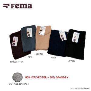 FEMA Official Shop GROSIR 1LUSIN ISI 12PCS Celana Leging Polos 30691 Bahan Katun Halus Legging