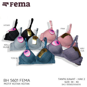FEMA Official Shop Ecer 1 pcs Bh Bra 5601 Kotak