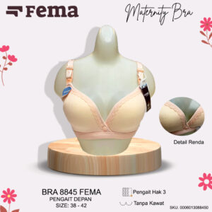 FEMA Official Shop Ecer 1 pcs Bh Maternity Bra Menyusui Netek 8845 Renda Salur Pengait Depan