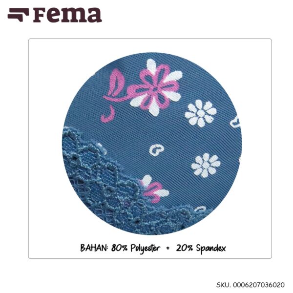 FEMA Official Shop Ecer 1 pcs BH Bra 3602 Bunga Hak 3 - Image 4