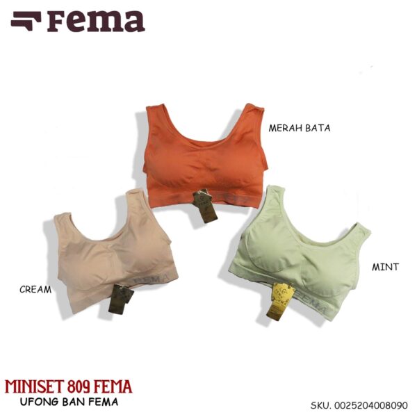 FEMA Official Shop Ecer 1 pcs Miniset Sport Bra Dewasa Melar 808/807/808 New/809 - Image 3