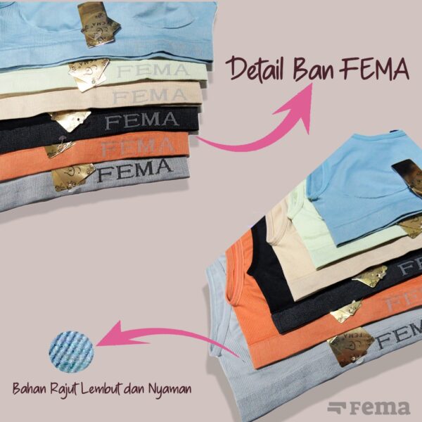 FEMA Official Shop Ecer 1 pcs Miniset Sport Bra Dewasa Melar 808/807/808 New/809 - Image 4
