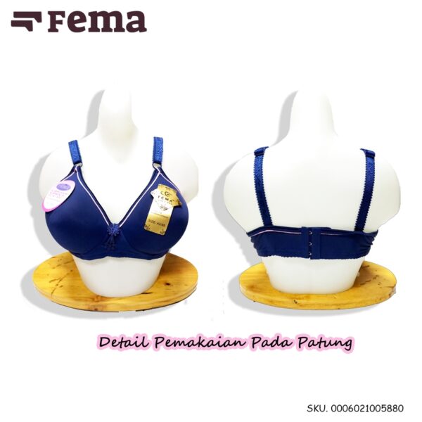 FEMA Official Shop Ecer 1 pcs  BH Bra 588 Polos Lis Warna - Image 4