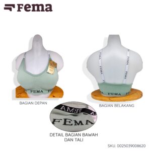 FEMA Official Shop Ecer 1 pcs Miniset Sport Bra 862 Busa