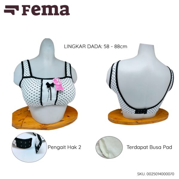 FEMA Official Shop Ecer 1 Pcs Miniset Busa Renda Tengah 007/0218 - Image 2