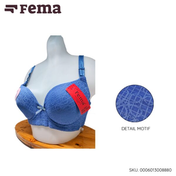 FEMA Official Shop Ecer 1 pcs BH Bra 888 Motif Bunga Kawat - Image 5