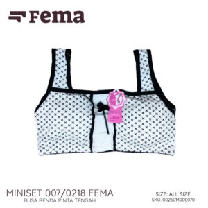 FEMA Official Shop Ecer 1 Pcs Miniset Busa Renda Tengah 007/0218