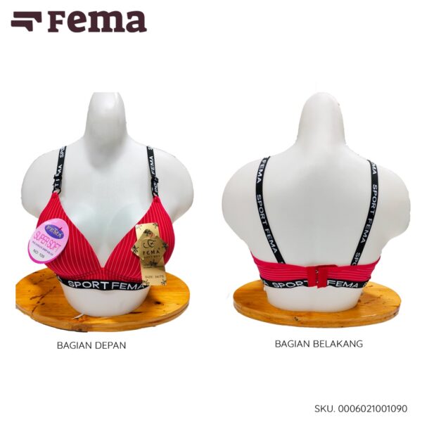 FEMA Official Shop Ecer 1 pcs BH Bra 109 Garis Hak 2 - Image 2