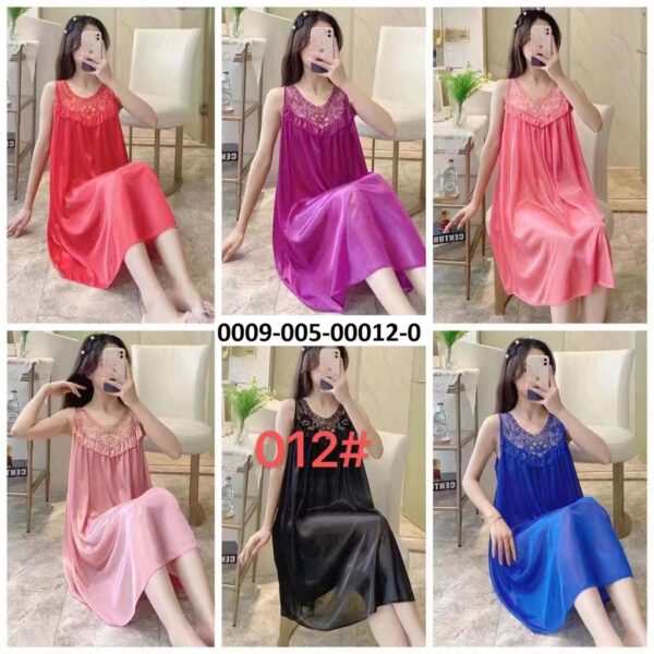 FEMA Official Shop Ecer 1 Pcs Lingerie Baju Tidur Satin - Image 5