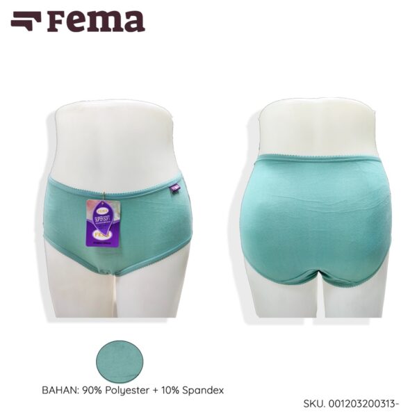 FEMA Official Shop ECER 1 pcs Celana Dalam Wanita Katun Premium 313 Polos - Image 4