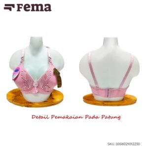 FEMA Official Shop Ecer 1 pcs Bh Bra 1223 Pori Brokat