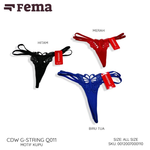FEMA Official Shop Ecer 1 Pcs G-STRING Panties Bordir - Image 4