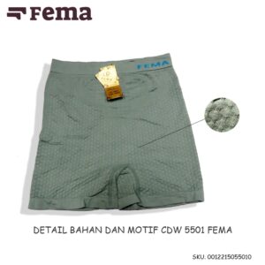 FEMA Official Shop GROSIR 1 Lusin Celana Dalam Wanita Segiempat  Boxer 5502/5501