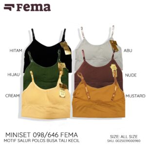FEMA Official Shop Ecer 1 pcs Sport Bra Allsize Import 098 Bra Olahraga