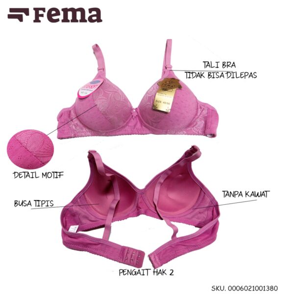 FEMA Official Shop Ecer 1 pcs BH Bra 139 Motif Broklat - Image 2