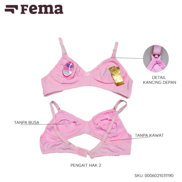 FEMA Official Shop Ecer 1 Pcs BH Bra 3119 Netek Menyusui Maternity - Gambar 3