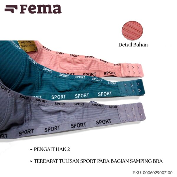 FEMA Official Shop Ecer 1 Pcs BH Bra 710 Ban Sport - Image 4